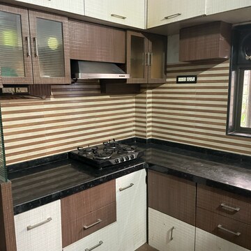 Kitchen in 2 BHK Apartment at Kopar Khairane – for Rent