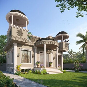 4 BHK Villa – Exterior View View at Vadod - for Sale