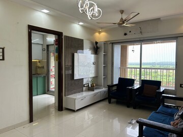 Living Room in 2 BHK Apartment at Swastik Residency 1, Ghodbunder Road – for Sale