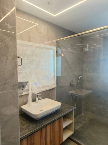 Bathroom in 3 BHK Apartment at Dhoot Time Residency, Sector 63 – for Rent