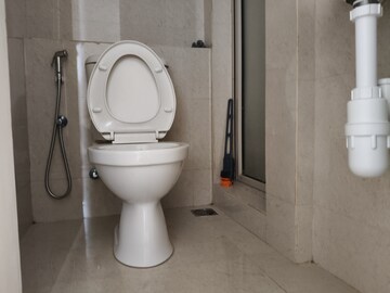 Bathroom in 1 BHK Apartment at Hiranandani Estate Penrose, Thane West – for Rent