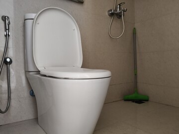 Bathroom in 1 BHK Apartment at Hiranandani Estate Penrose, Thane West – for Rent
