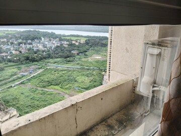 Balcony in 1 BHK Apartment at Hiranandani Estate Penrose, Thane West – for Rent