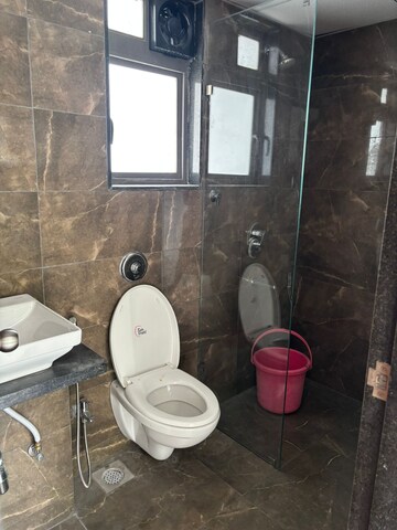 Bathroom in 2 BHK Apartment at Goel Ganga Utopia, Bavdhan – for Rent