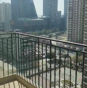 Balcony in 3 BHK Apartment at ATS Nobility, Haibatpur – for Sale