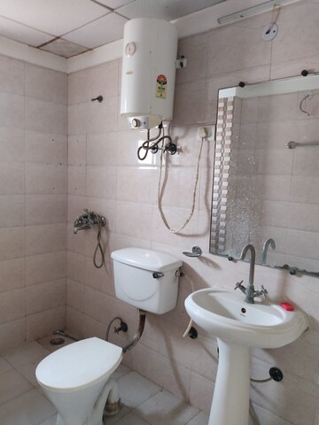 Bathroom in 3 BHK Apartment at Gaur City 1st Avenue, Sector 4 Greater Noida – for Rent