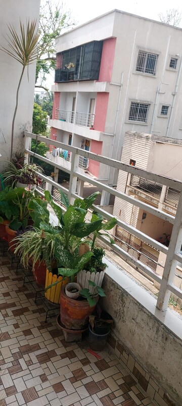 Balcony in 3 BHK Apartment at Hatia – for Rent