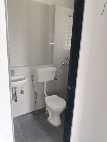 Bathroom in 1 BHK Apartment at Highland Residency CHSL, Balkum Pada – for Sale