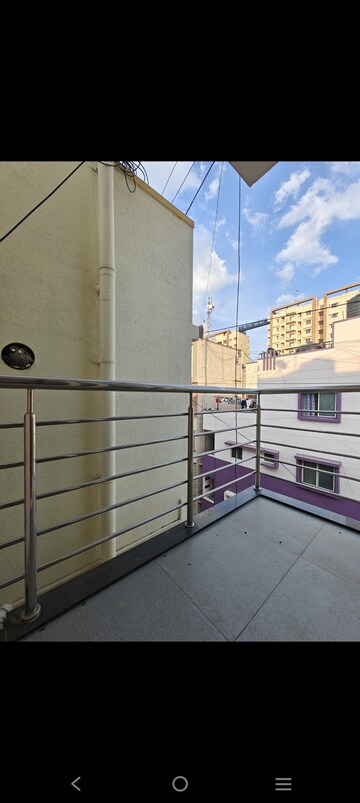 Balcony in 2 BHK Builder Floor at Hsr Layout – for Rent