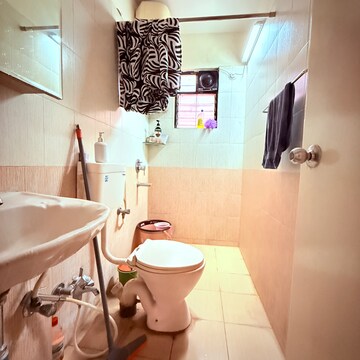 Bathroom in 2 BHK Apartment at Kumar Shantiniketan Phase 1, Baner Pashan Link Road – for Rent