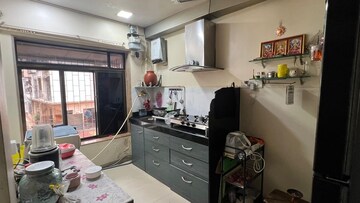Kitchen in 2.5 BHK Apartment at Evershine Crown, Kandivali East – for Rent