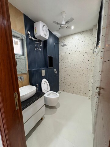 Attached Bathroom in 3 BHK Apartment at Bharat Residency Gurgaon, Sector 15 – for Rent