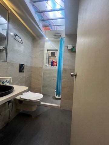 Bathroom in 2 BHK Apartment at Evershine Grandeur, Malad West – for Rent