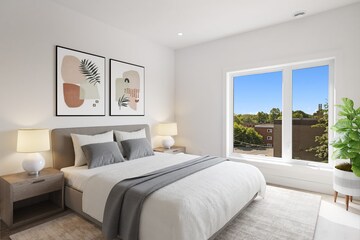 Bedroom in 3 BHK Apartment at Lodha Marq, Tardeo – for Sale