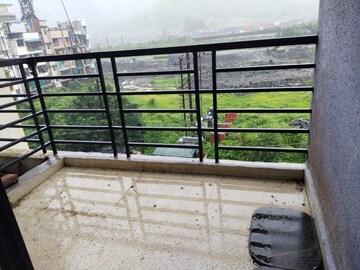 Balcony in 1 BHK Apartment at Aashiyana Avenue CHS, Karanjade – for Rent