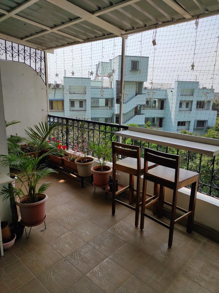 Balcony, lapis-lazuli-apartment 1 Bedroom 650 Sq.Ft. Apartment In Koregaon Park Pune 9048483