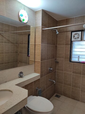 Bathroom in 1 BHK Apartment at Lapis Lazuli Apartment, Koregaon Park – for Rent