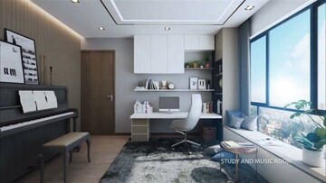 Living Room in 3 BHK Apartment at Sector 18 Sanpada – for Sale