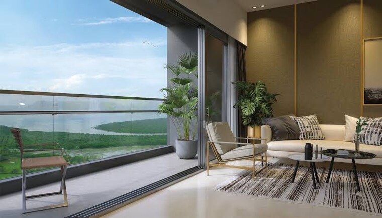 Balcony, godrej-eternal-palms 3 Bedroom 1200 Sq.Ft. Apartment In Sanpada Navi Mumbai 9048532