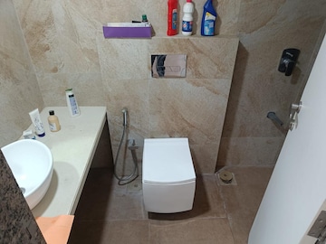 Bathroom in 3 BHK Apartment at Kanakia Silicon Valley, Powai – for Rent