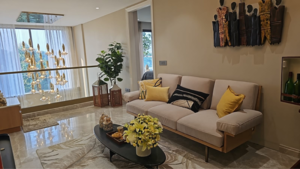 Living Room in 4 BHK Apartment at BPTP The Deck, Neharpar Phase 2 – for Sale