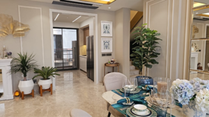 Living Room in 4 BHK Apartment at BPTP The Deck, Neharpar Phase 2 – for Sale