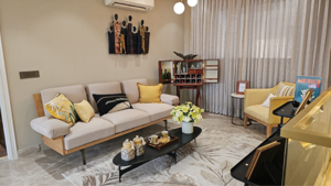 Living Room in 4 BHK Apartment at BPTP The Deck, Neharpar Phase 2 – for Sale