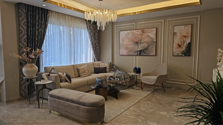 Living Room, bptp-the-deck 4 Bedroom 3300 Sq.Ft. Apartment In Neharpar Phase 2 Faridabad 9048644