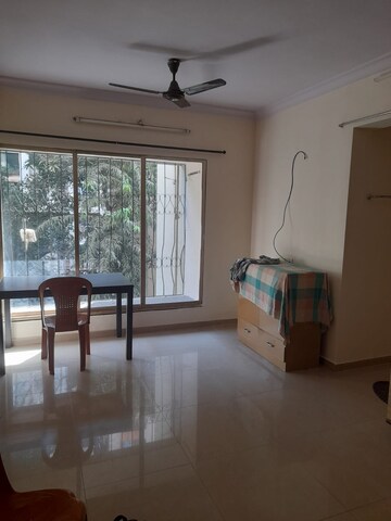Living Room in 1 BHK Apartment at SSB Ashok Nagar, Balkum Pada – for Rent