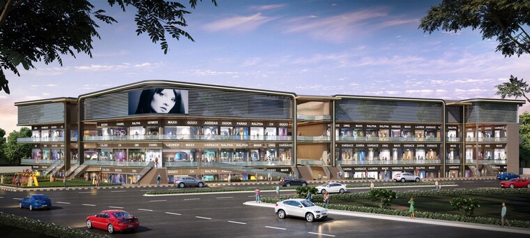 Exterior View, trg-the-mall Commercial Shop 210 Sq.Ft. In Nai Basti Dundahera Ghaziabad 9049504