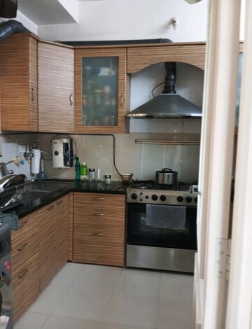 Kitchen in 3 BHK Apartment at Hiranandani Estate, Ghodbunder Road – for Rent