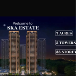 3 BHK + Pooja Room 1150 Sq.Ft. Apartment in SKA Estate
