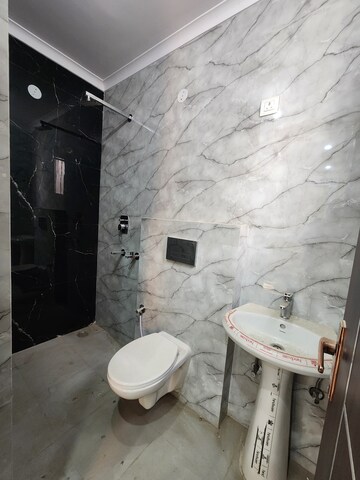 Bathroom in 2 BHK Builder Floor at Dwarka Mor – for Rent