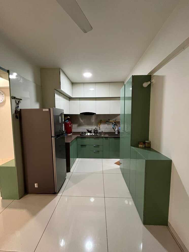 Kitchen, south bopal 3 Bedroom 1500 Sq.Ft. Apartment In South Bopal Ahmedabad 9049855