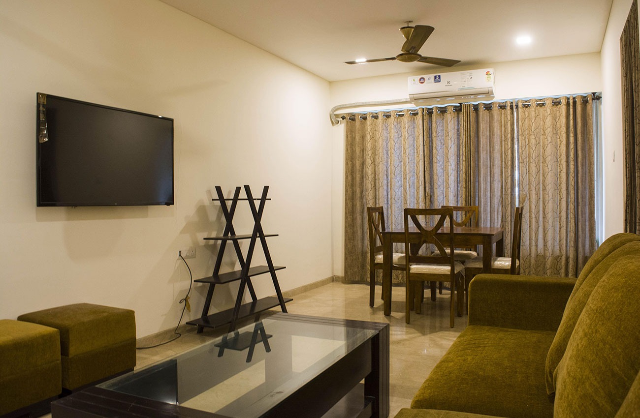2 BHK + Pooja Room Apartment For Rent in K Raheja Palm Court