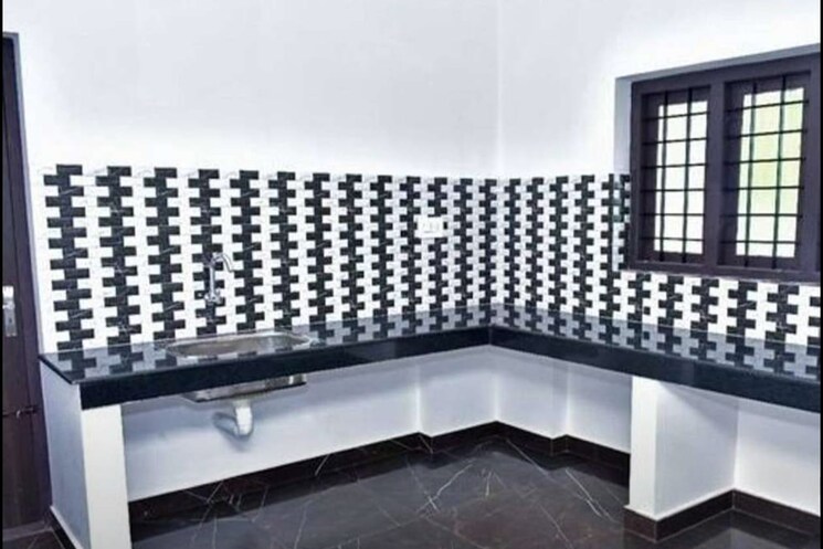 Kitchen, manapullikavu 3 Bedroom 1500 Sq.Ft. Independent House In Manapullikavu Palakkad 9050000