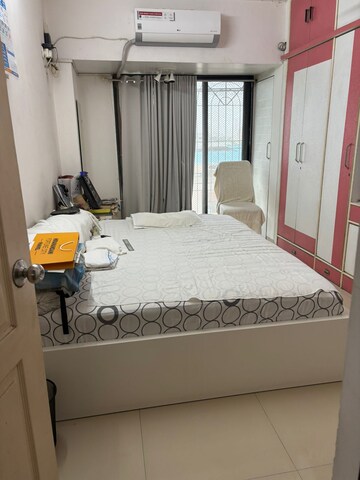 Bedroom in 3 BHK Apartment at Sankalp CHS Kopar Khairane, Kopar Khairane – for Rent