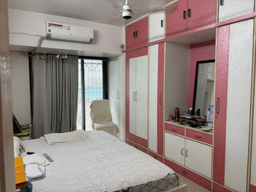 Bedroom in 3 BHK Apartment at Sankalp CHS Kopar Khairane, Kopar Khairane – for Rent
