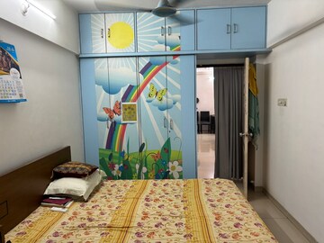 Bedroom in 3 BHK Apartment at Sankalp CHS Kopar Khairane, Kopar Khairane – for Rent