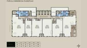Floor Plan in  Office Space at Ekatva The Olive, Wagle Industrial Estate – for Sale