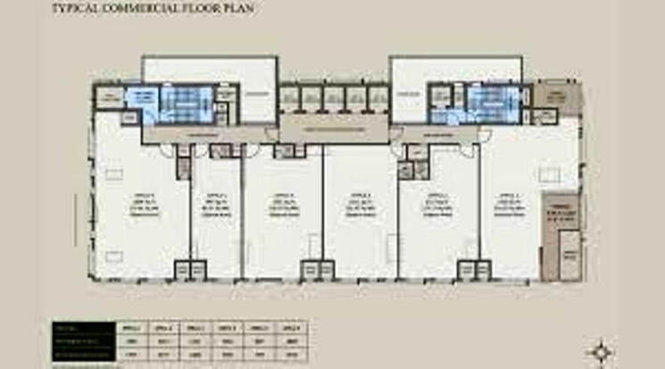 Floor Plan, ekatva-the-olive Commercial Office Space 950 Sq.Ft. In Wagle Industrial Estate Thane 9013168