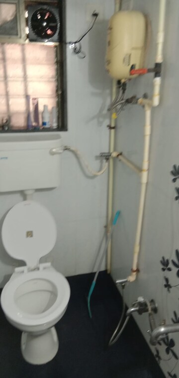 Bathroom in 2 BHK Apartment at Krishna Residency Malad West, Malad West – for Rent