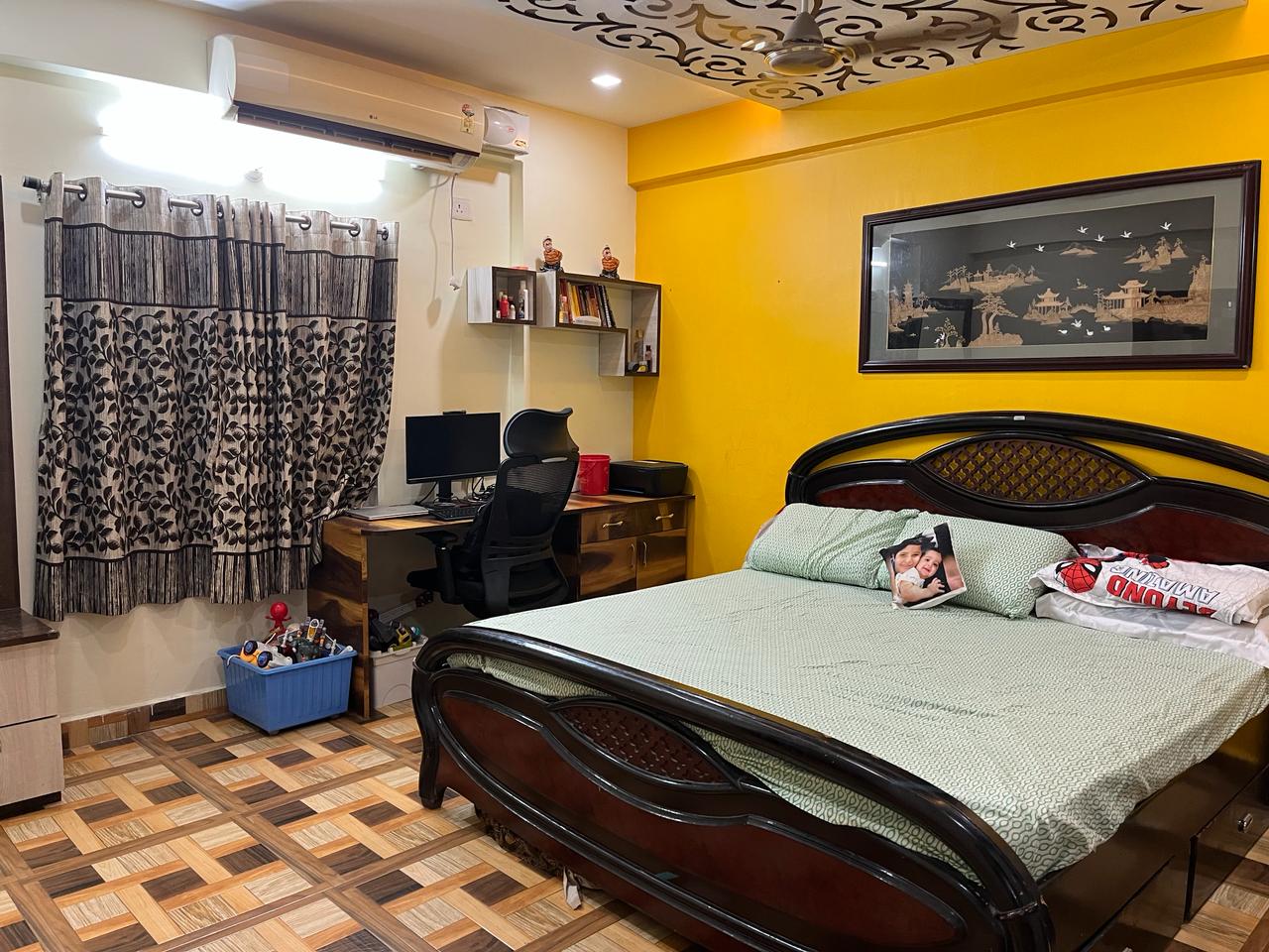 3 BHK + Pooja Room Apartment For Rent in Hima Sai Lake View Towers