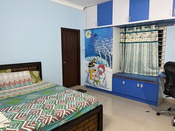 Bedroom in 3 BHK Apartment at Hima Sai Lake View Towers, Nallagandla – for Rent