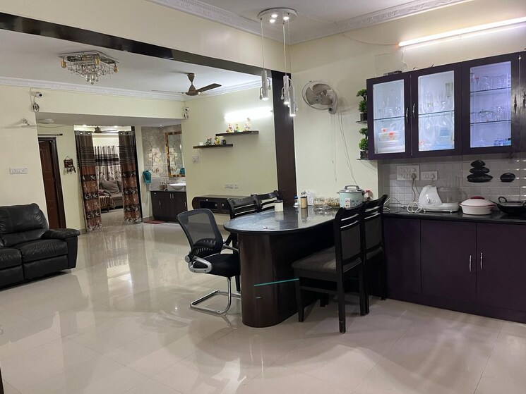 Living Room, hima-sai-lake-view-towers 3 Bedroom 2350 Sq.Ft. Apartment In Nallagandla Hyderabad 9050077