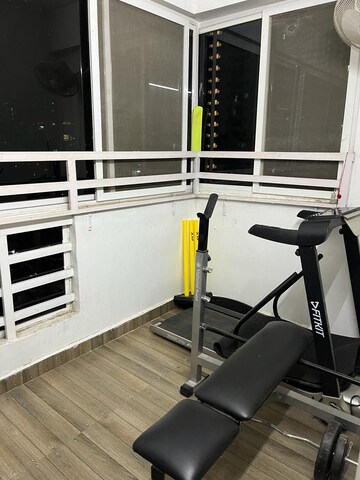Gym in 3 BHK Apartment at Hima Sai Lake View Towers, Nallagandla – for Rent