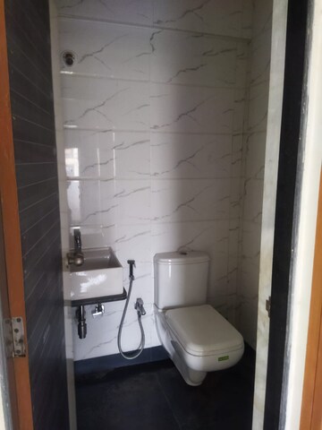 Bathroom in 1 BHK Apartment at SSB Ashok Nagar, Balkum Pada – for Rent