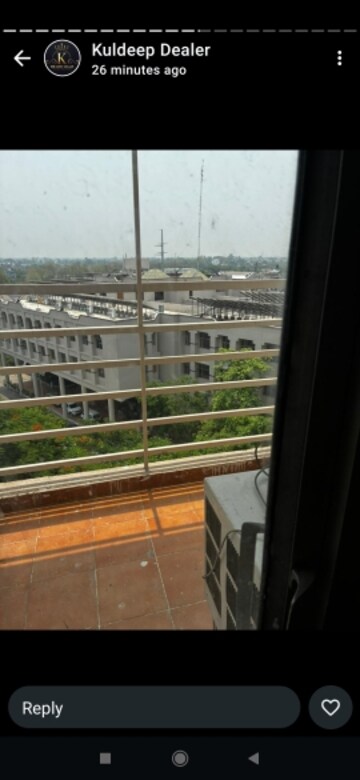 Balcony in 2 BHK Apartment at Piyush Heights, Sector 89 – for Rent