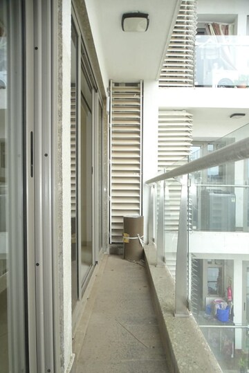 Balcony in 3.5 BHK Apartment at Adani Group Western Heights, Andheri West – for Rent