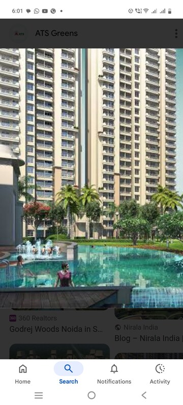 4 BHK Apartment – Exterior View View at Godrej Woods, Sector 43 - for Rent